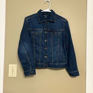 Gap Kids Icon Denim Jacket Medium Wash Button Down Pockets Extra Large XL